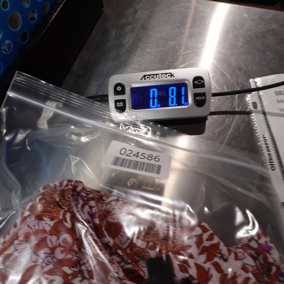 J CREW Ruffle Crinkle Chiffon Floral Print Top Small Orange Purple Womens Ruffle - Picture 12 of 12